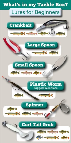 What's in my Tackle Box? Lures for Beginners - Take Me Fishing