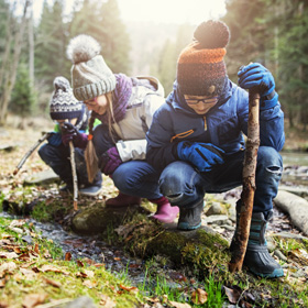 kids outdoors