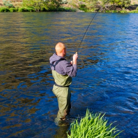 Safe Wading Techniques in river