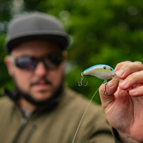 Man holding a lure