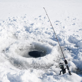 ice fishing