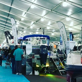 Boat exhibition at the Houston Boat show