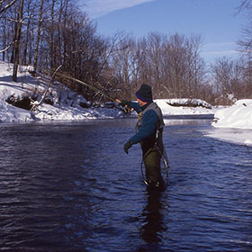 winter fly fishing 