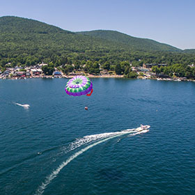 boating in spring lake George