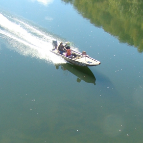 anglers boating at one of the best places for boating in the Midwest	