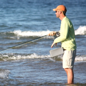 angler involved in fish and wildlife conservation 