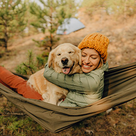 camping with dogs