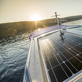 solar panels boat