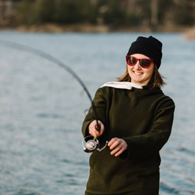 fishing in the fall