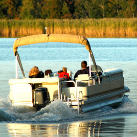 renting a pontoon boat