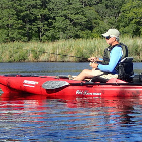 fishing on a kayak solo