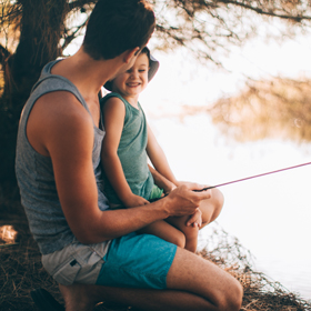 father-son-fishing