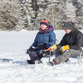 ice fishing 