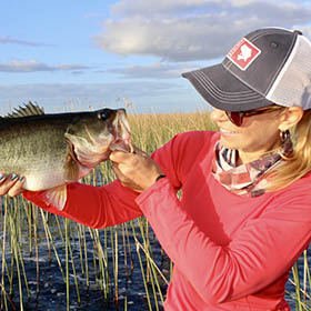 fishing in a lake 