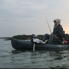 fishing from a kayak